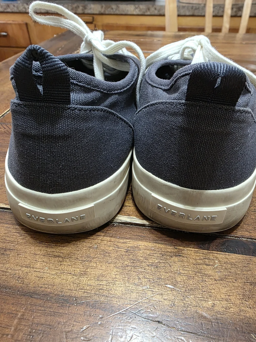 Tread sneaker by Everlane in navy/cream W10/M8